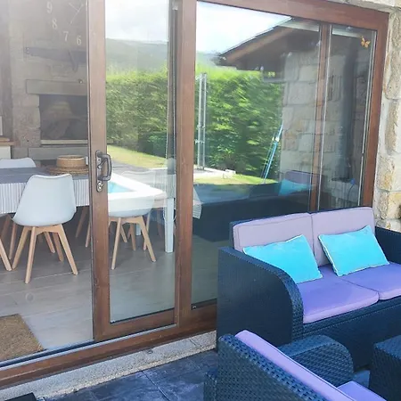 別荘 Casa De Invitados Con Asador Y Piscina De Uso Privado