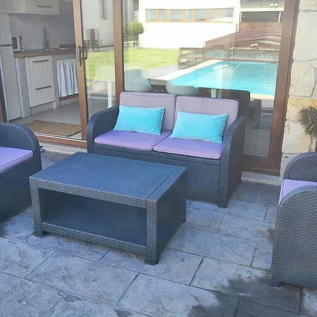 Casa De Invitados Con Asador Y Piscina De Uso Privado Nyaraló Foz